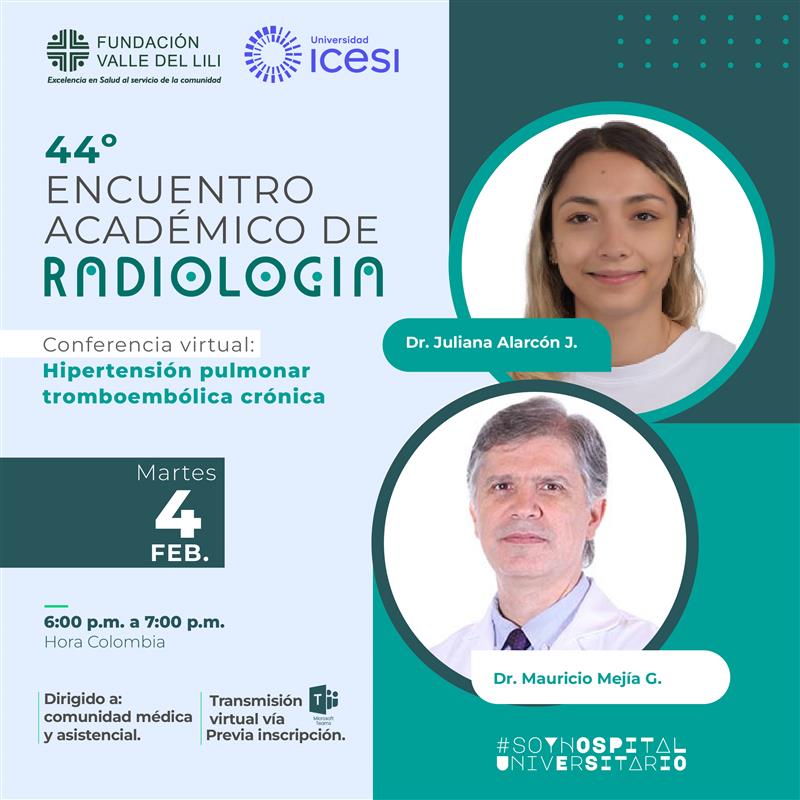 Banner del evento enfermedad pulmonar tromboembólica crónica